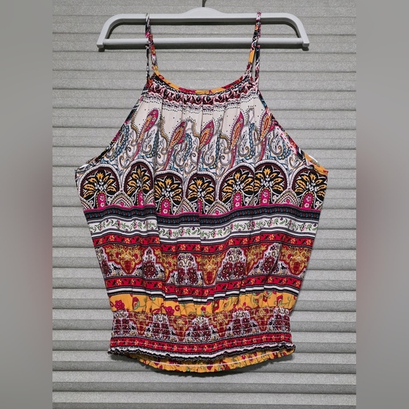 Christian Siriano Multicolor Bohemian Top - Picture 2 of 2